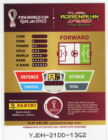 2022 Panini Adrenalyn XL FIFA World Cup Limited Edition #NNO Robert Lewandowski