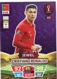 2022 Panini Adrenalyn XL FIFA World Cup Nordic World #512 Cristiano Ronaldo