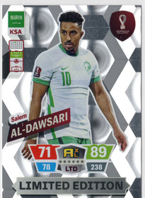 2022 Panini Adrenalyn XL FIFA World Cup Limited Edition #NNO Salem Al-Dawsari
