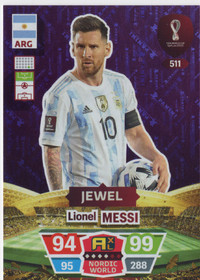 2022 Panini Adrenalyn XL FIFA World Cup Nordic World #511 Lionel Messi