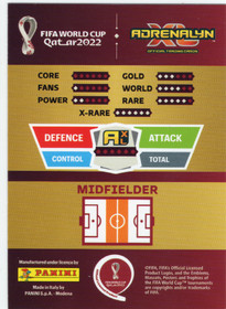 2022 Panini Adrenalyn XL FIFA World Cup Nordic World #506 Kevin De Bruyne