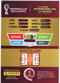 2022 Panini Adrenalyn XL FIFA World Cup Nordic World #508 Pedri