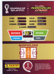 2022 Panini Adrenalyn XL FIFA World Cup #414 Alireza Jahanbakhsh GC