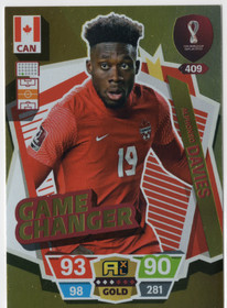 2022 Panini Adrenalyn XL FIFA World Cup #409 Alphonso Davies GC