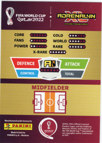 2022 Panini Adrenalyn XL FIFA World Cup #406 Giovani Lo Celso GC