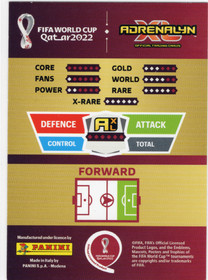 2022 Panini Adrenalyn XL FIFA World Cup #411 Bukayo Saka GC