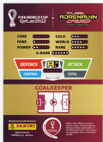 2022 Panini Adrenalyn XL FIFA World Cup #398 Thibaut Courtois TK