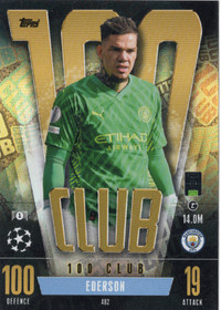 2023-24 Topps Match Attax UEFA Club Competitions #482 Ederson 100C