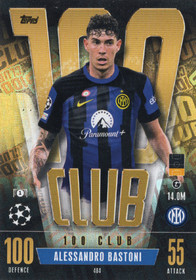 2023-24 Topps Match Attax UEFA Club Competitions #484 Alessandro Bastoni 100C