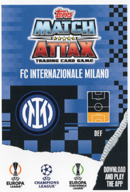2023-24 Topps Match Attax UEFA Club Competitions #484 Alessandro Bastoni 100C