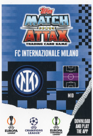 2023-24 Topps Match Attax UEFA Club Competitions #486 Nicolo Barella 100C
