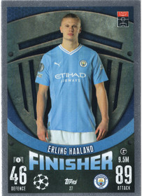 2023-24 Topps Match Attax UEFA Club Competitions #27 Erling Haaland FIN
