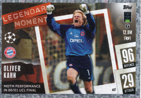 2023-24 Topps Match Attax UEFA Club Competitions #447 Oliver Kahn LM