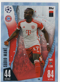 2023-24 Topps Match Attax UEFA Club Competitions Crystal #206 Sadio Mane