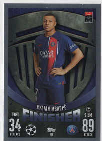 2023-24 Topps Match Attax UEFA Club Competitions #188 Kylian Mbappe FIN