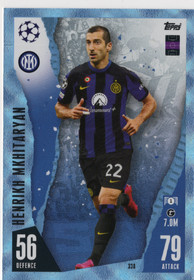 2023-24 Topps Match Attax UEFA Club Competitions Crystal #338 Henrikh Mkhitaryan