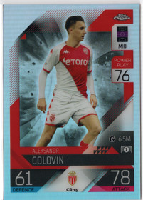 2022-23 Topps Match Attax UEFA Club Competitions Chrome Preview #CR15 Aleksandr Golovin