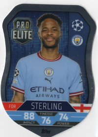 2022-23 Topps Match Attax UEFA Club Competitions Pro Elite #SH1 Raheem Sterling
