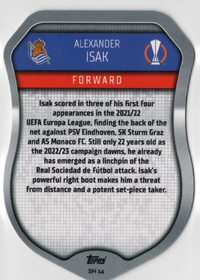 2022-23 Topps Match Attax UEFA Club Competitions Pro Elite #SH14 Alexander Isak