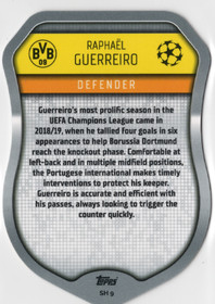 2022-23 Topps Match Attax UEFA Club Competitions Pro Elite #SH9 Raphael Guerreiro