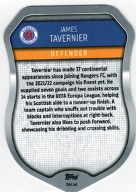 2022-23 Topps Match Attax UEFA Club Competitions Pro Elite #SH20 James Tavernier