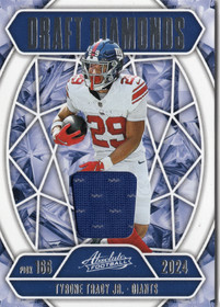 2025 Panini Absolute Draft Diamonds Jersey #DDJTTR Tyrone Tracy Jr MEM