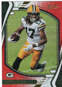 2021 Panini Absolute Escher Squares Red #59 Davante Adams SN499