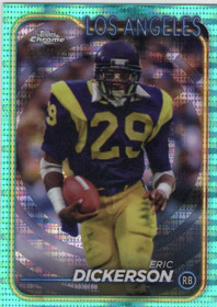 2024 Topps Chrome Aqua Sonar Refractor #104 Eric Dickerson SN199