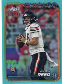 2024 Topps Chrome Aqua Refractor #249 Austin Reed SN199