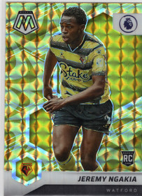 2021-22 Panini Mosaic Premier League Mosaic Reactive Gold #45 Jeremy Ngakia