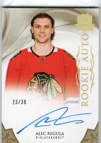 2020-21 Upper Deck The Cup Gold Spectrum Foil #120 Alec Regula AU, SN36