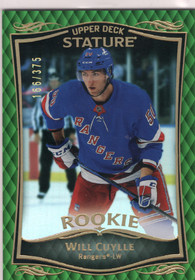 2024-25 Upper Deck Stature 2023-24 Upper Deck Stature Green #47 Will Cuylle ROO, SN375