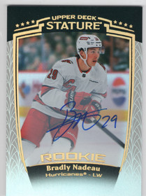 2024-25 Upper Deck Stature Auto #47 Bradly Nadeau ROO, AU