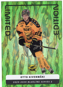  2025-26 Blueline Finland Limited Edition Green #LE12 Otto Kivenmäki