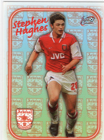1997-98 Futera Arsenal Fans Selection Special Edition Embossed #SE14 Stephen Hughes