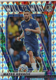 2021-22 Panini Mosaic Premier League Will to Win Mosaic #1 Mateo Kovacic