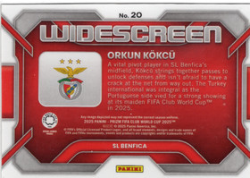 2025 Panini Prizm FIFA Club World Cup Widescreen #20 Orkun Kokcu