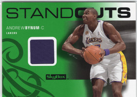 2008-09 SkyBox Standouts Retail Green #SOAB Andrew Bynum MEM