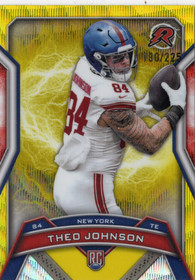 2024 Topps Resurgence Yellow Surge #172 Theo Johnson SN225