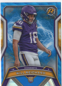 2024 Topps Resurgence Blue Surge #163 Will Reichard SN99