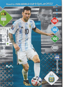 2021 Panini Adrenalyn XL Road to FIFA World Cup #2 Lionel Messi TM