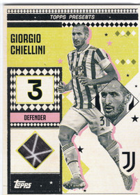 2024-25 Topps Juventus Team Set Vintage Lady Relics #LRGC Giorgio Chiellini MEM