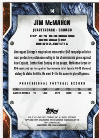 2024 Topps Resurgence Blue & Orange Spark #14 Jim McMahon