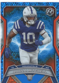 2024 Topps Resurgence Blue & Orange Spark #139 Adonai Mitchell
