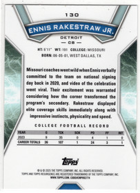 2024 Topps Resurgence Blue & Orange Spark #130 Ennis Rakestraw Jr.