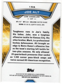 2024 Topps Resurgence Blue & Orange Spark #156 Joe Alt