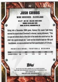 2024 Topps Resurgence Prism #22 Josh Cribbs
