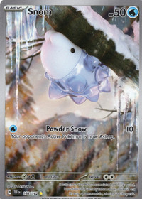 Pokemon Snom 168/162 Temporal Forces Illustration Rare