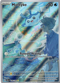 Pokemon Mantyke 189/182 Paradox Rift Illustration Rare