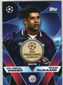 2025-26 Topps Match Attax UEFA Club Competitions UCL Medal Winner Relic #UCLWFR Frank Rijkaard MANU